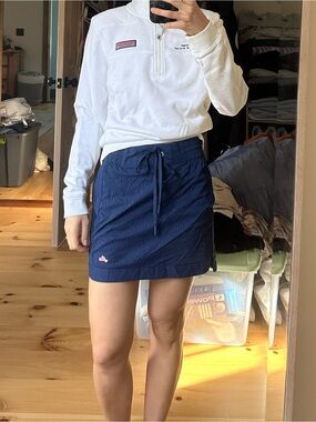 Vineyard Vines Deep Bay Elastic-Waist Performance Skort